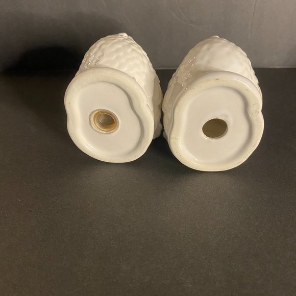 Ceramic Thanksgiving Turkey Salt and Pepper Shakers Off White - Picture 4 of 5